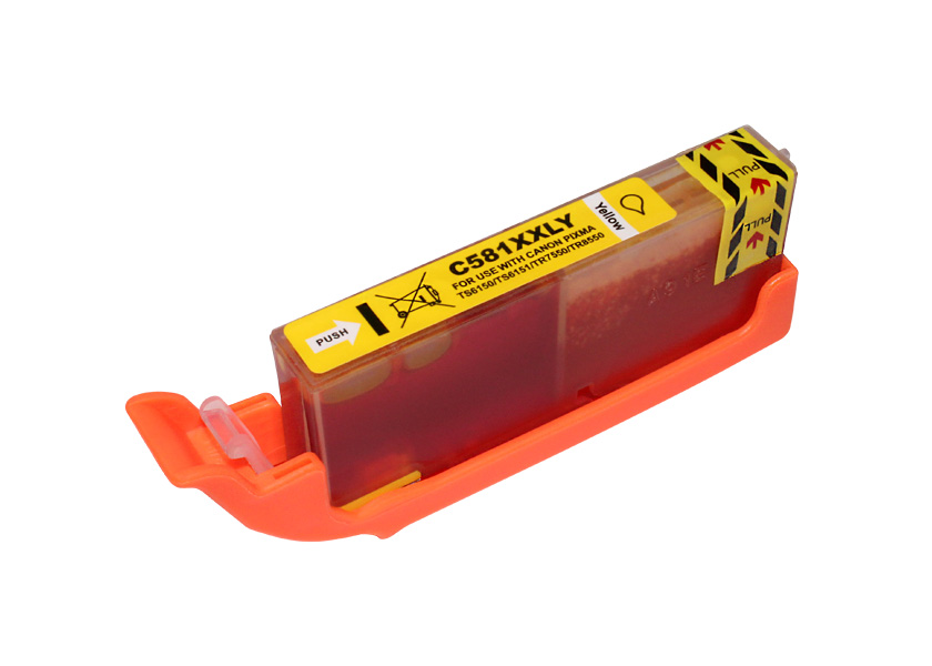 CARTUCHO BM CANON COMPATIBLE CLI581XXL AMARILLO 1997C001/2105C001/2051C001 830 COPIAS